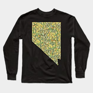 Nevada in Flowers Long Sleeve T-Shirt